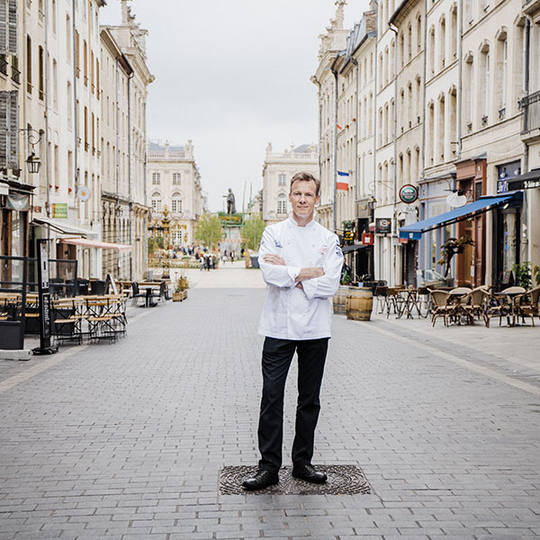 Patrick Fréchin, chef du restaurant Transparence rue Stanislas à Nancy