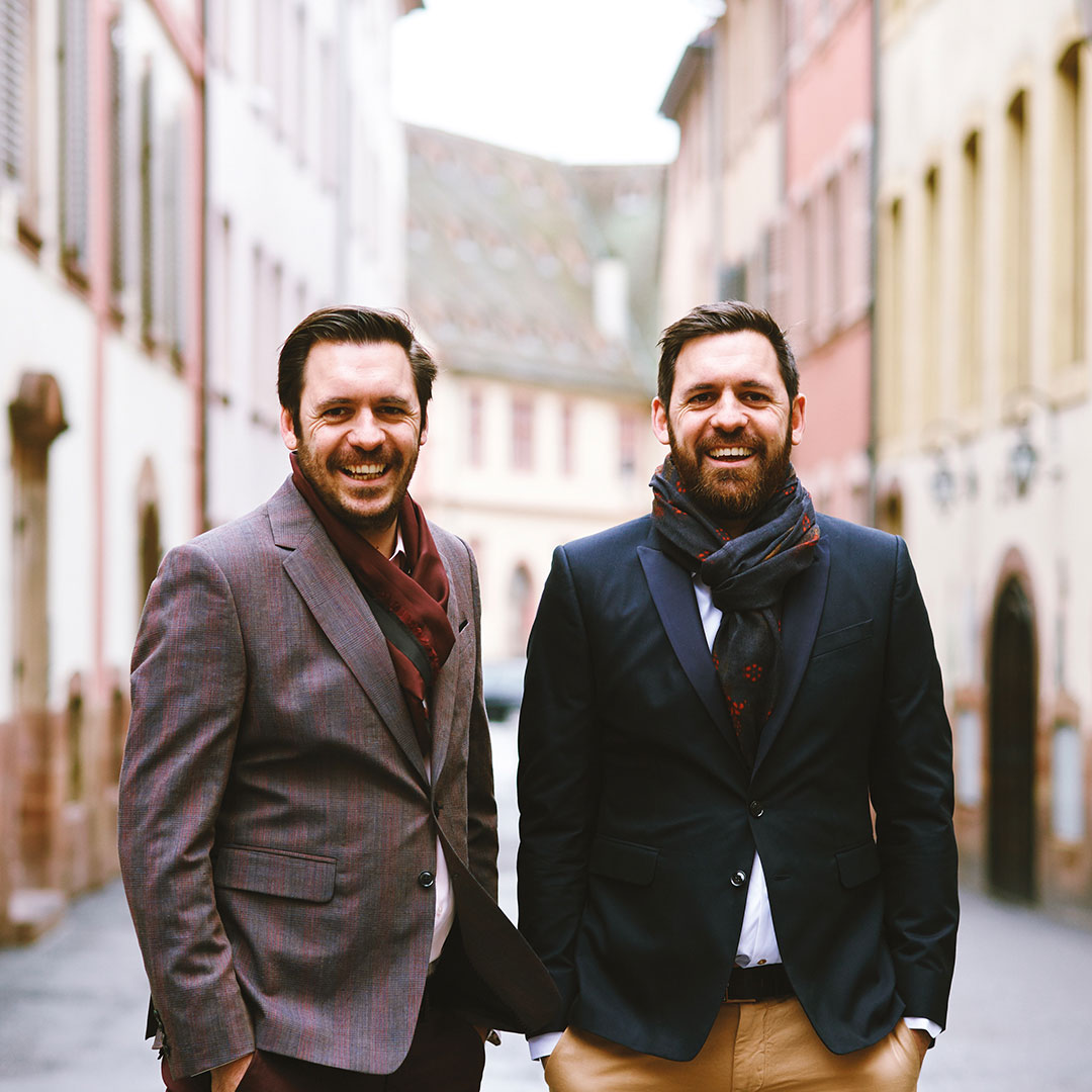 Antoine et Matthieu Ghiles, gérants de bars à Strasbourg