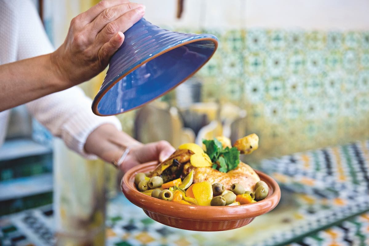 Tajine de poulet aux olives de la pâtisserie Nour à Metz