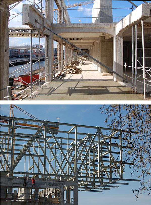 Zut magazine - construction des Docks de Strasbourg. photo : heintz-hehr
