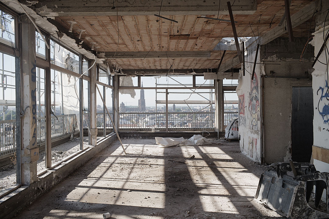 ZUT magazine a suivi la construction de La Canopée, anciennement la Maison du Bâtiment à Strasbourg. Photo : Henri Vogt