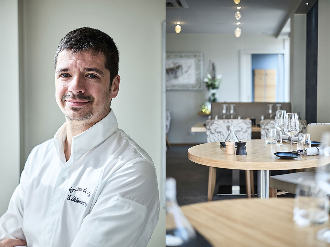 Le chef Gilles Schnoering nous parle de son restaurant Grain de sel à Haguenau - Photos : Henri Vogt