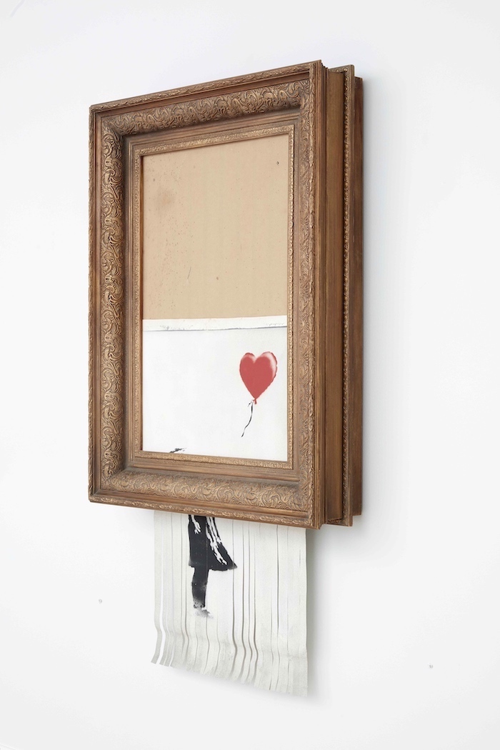 Banksy, Love is in the Bin, 2018, Collection privée, Photo : Sotheby’s © Banksy - Pest Control