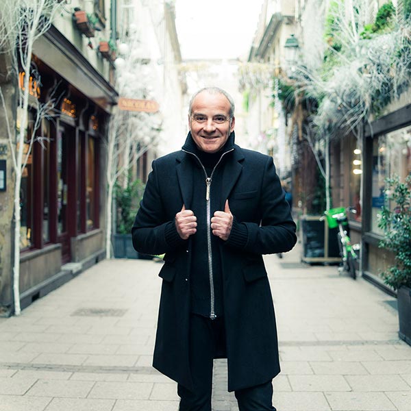 Jean-Marie Heintzelmann, chef d'entreprise, au carré d'or à Strasbourg. © Pascal Bastien