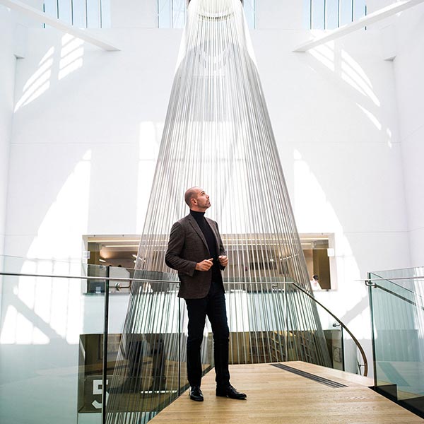 Cédric Simonin, PDG de Trianon Résidences, à la BNU à Strasbourg. © Christophe Urbain