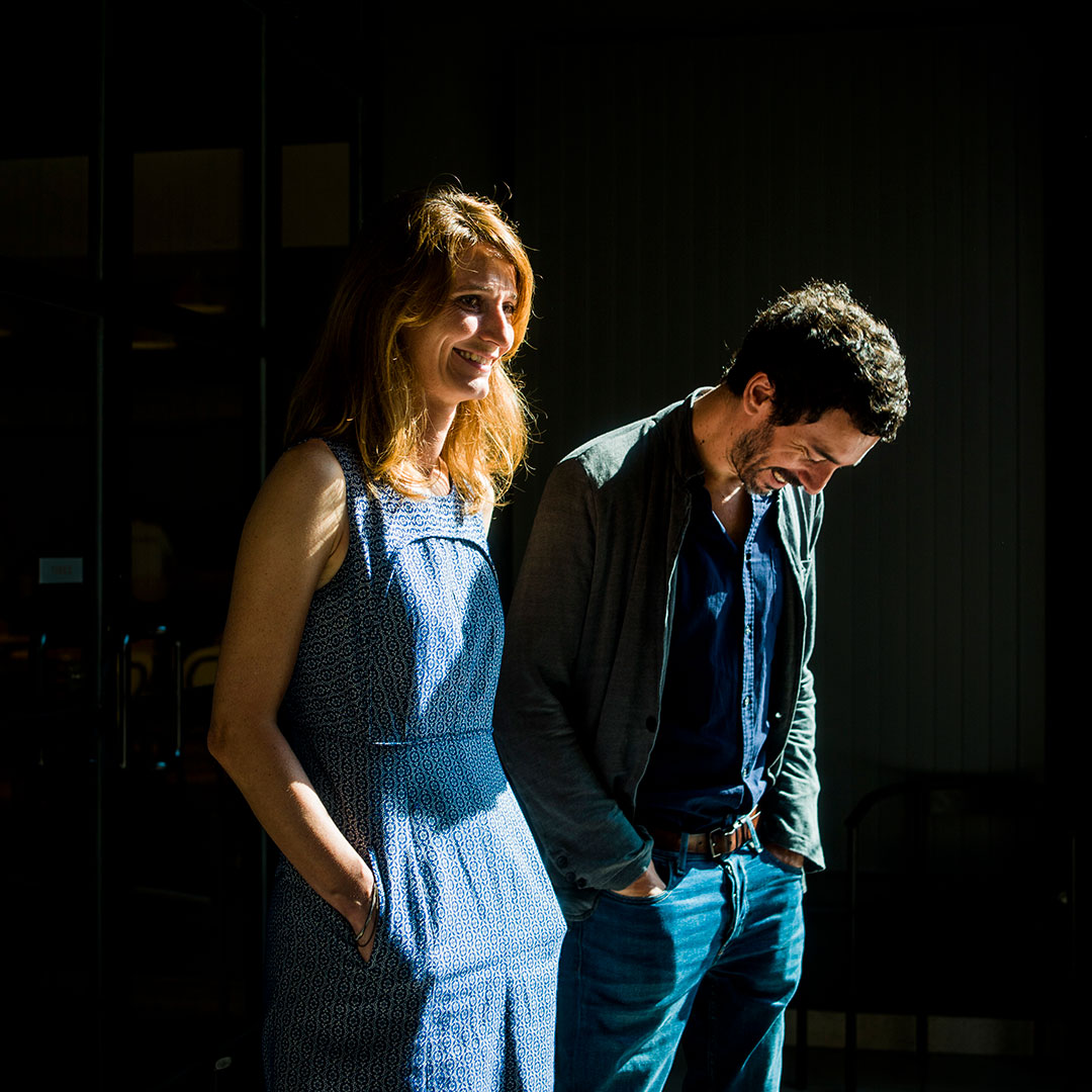 Zut magazine - Comédie de l'Est avec Émilie Capliez et Matthieu Cruciani. Photo : Pascal Bastien