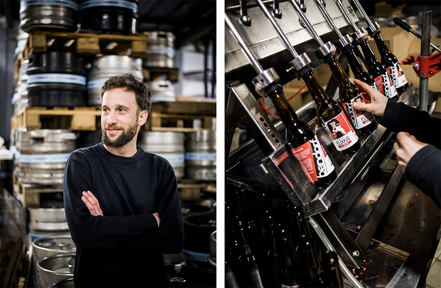 Benjamin Patswa de la brasserie artisanale Bendorf - ©Pascal Bastien