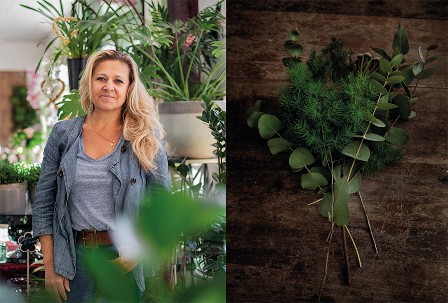 Zut Magazine l'Artisanat dans l'Eurométropole de Strasbourg - Sylvie Ribaut, fleuriste à Strasbourg. - © Hugues François.