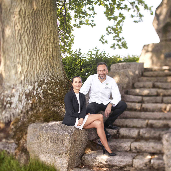 Anne et Pierre Weller, propriétaires de la Source des Sens. © Alexis Delon