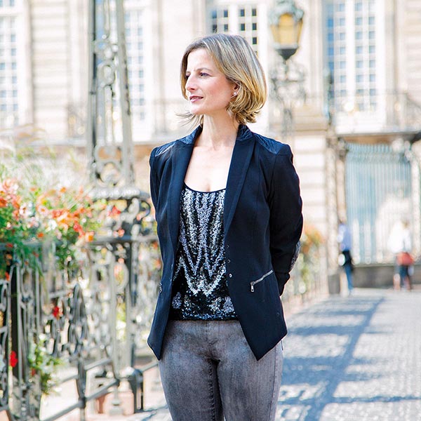 Janine FRANCKE Gérante de Yogamoves à Strasbourg photographié par brokism