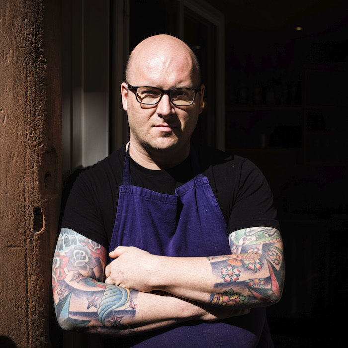 Portrait de Régis Gutapfel, chef du restaurant Perles de Saveurs. © Pascal Bastien