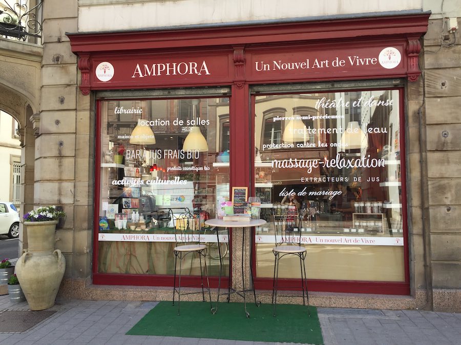 Boutique amphora nouvel art de vivre rue du Faubourg de pierre Strasbourg