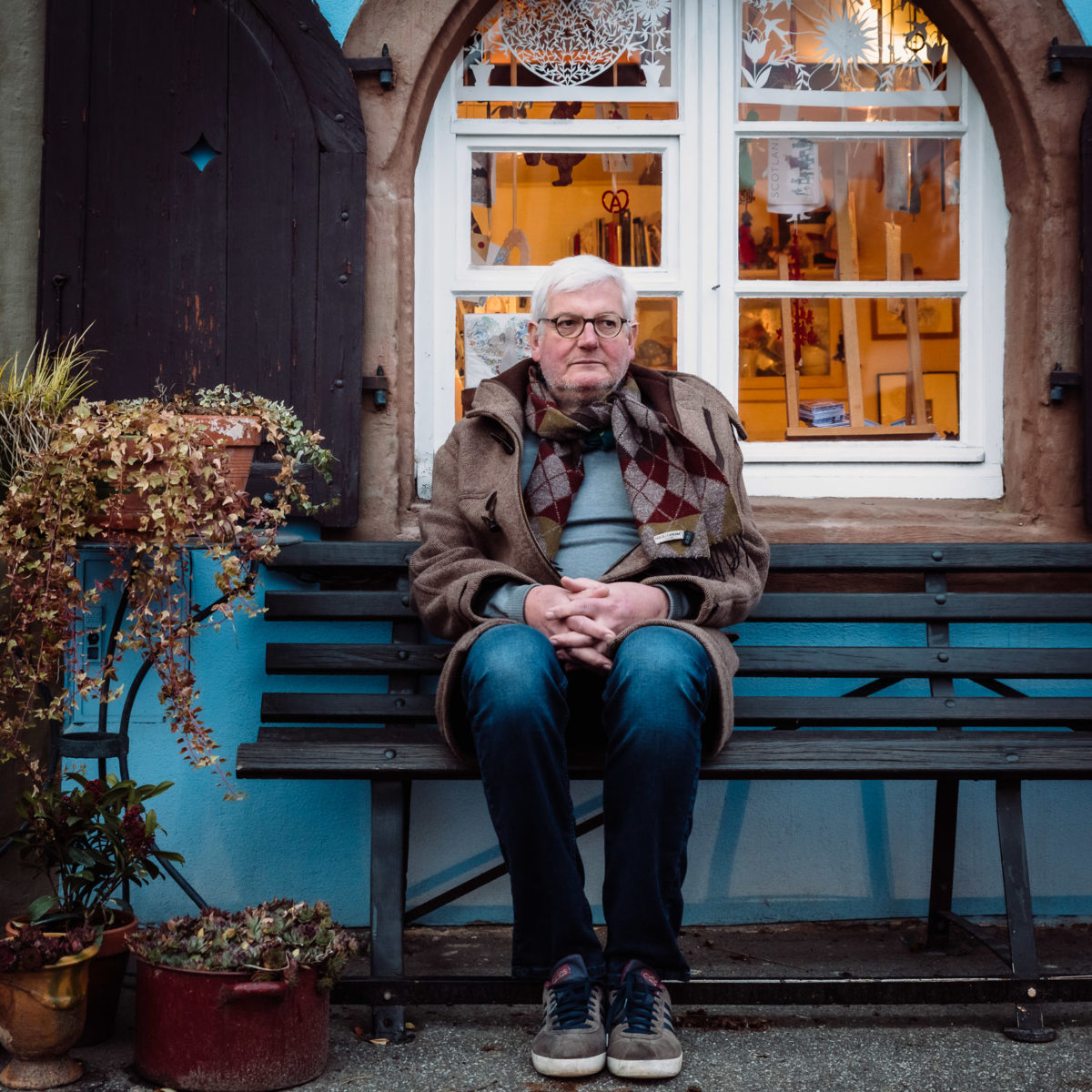 Rencontre et portrait du dessinateur Guy UNTEREINER dans son atelier de Drulingen. Photo Christoph de Barry.