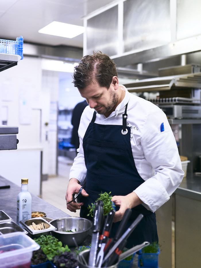 Le chef Mathieu Klein. © Simon Pagès