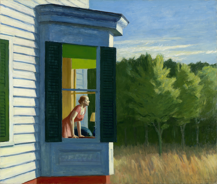 Edward Hopper, Cape Cod Morning, huile sur toile, 1950, © Smithsonian American Art Museum.