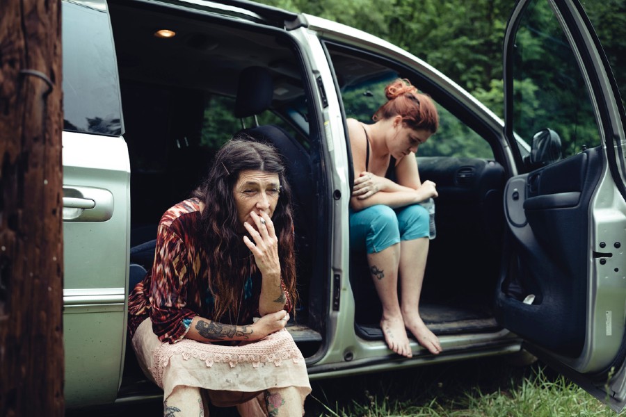 Photographie de la série Them that believe par Cyril Abad, prise en 2019 dans les montagnes Appalaches en Virginie Occidentale, États-Unis.