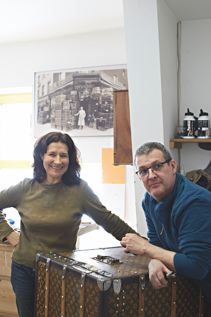 Marie et Jean-Philippe Rolland de la Malle en coin à Haguenau