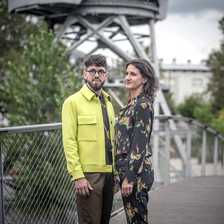 ZUT-STRASBOURG—Wesh et Céline Petrovic, co-fondatrices du collectif Wom•x, photographiée à la Presqu’île André Malraux. ©Jésus s. Baptista