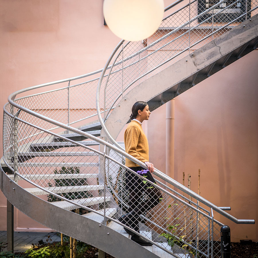 ZUT-STRASBOURG—Sara Khbaizi, Fondatrice de Monsieur Mimosa, photographiée à l'hôtel Tandem. ©Jésus s. Baptista