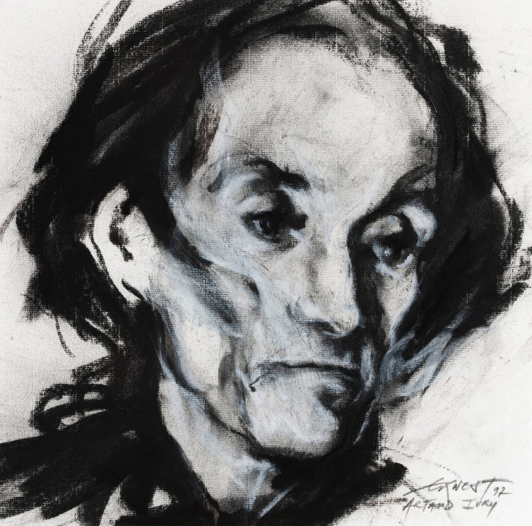 Portrait d'Antonin Artaud par Ernest Pignon-Ernest