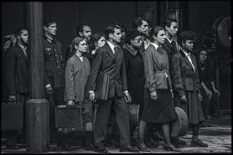 Répétition du spectacle " L'Esthétique de la résistance" par Sylvain Creuzevalt et Peter Weiss. © Jean-Louis Fernandez.