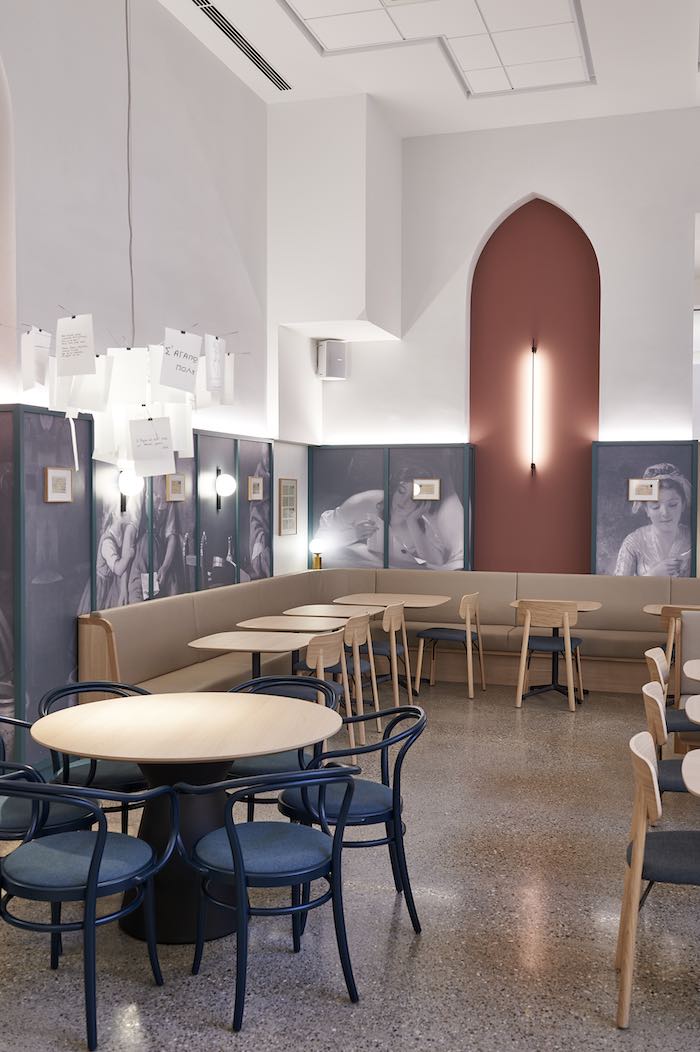 L'intérieur du restaurant Chère Amie. ©Alexis Delon @StudioPreview.