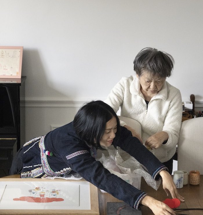 Kaori Ito avec sa mère © Christophe Urbain