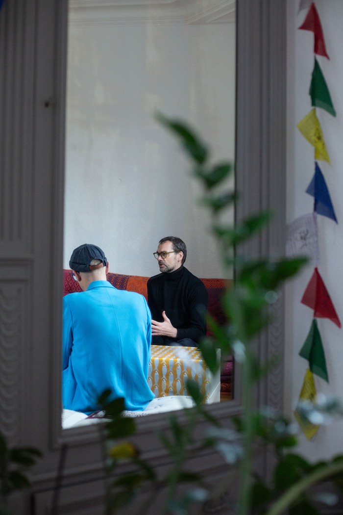 Bruno Bouche, directeur du Ballet de l’Opéra national du Rhin, dans son appartement mulhousien.